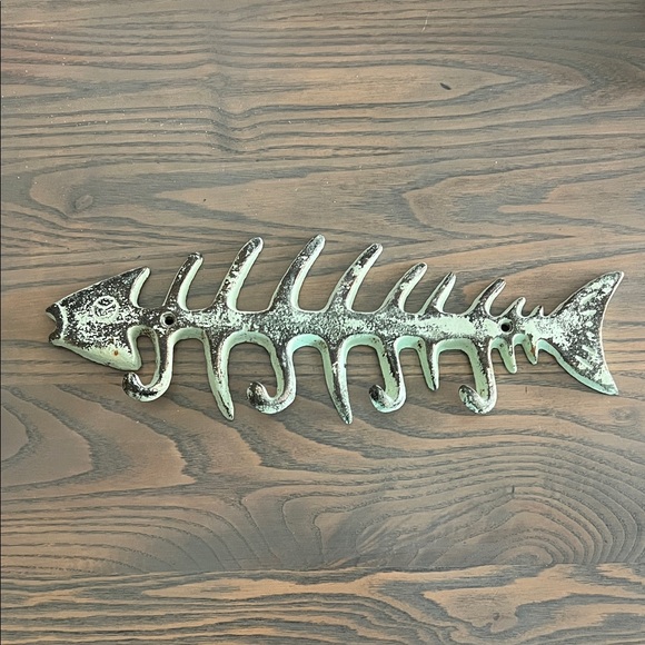 Jeep Other - Decorative patina wrought iron Fish Bone Wall Hook
